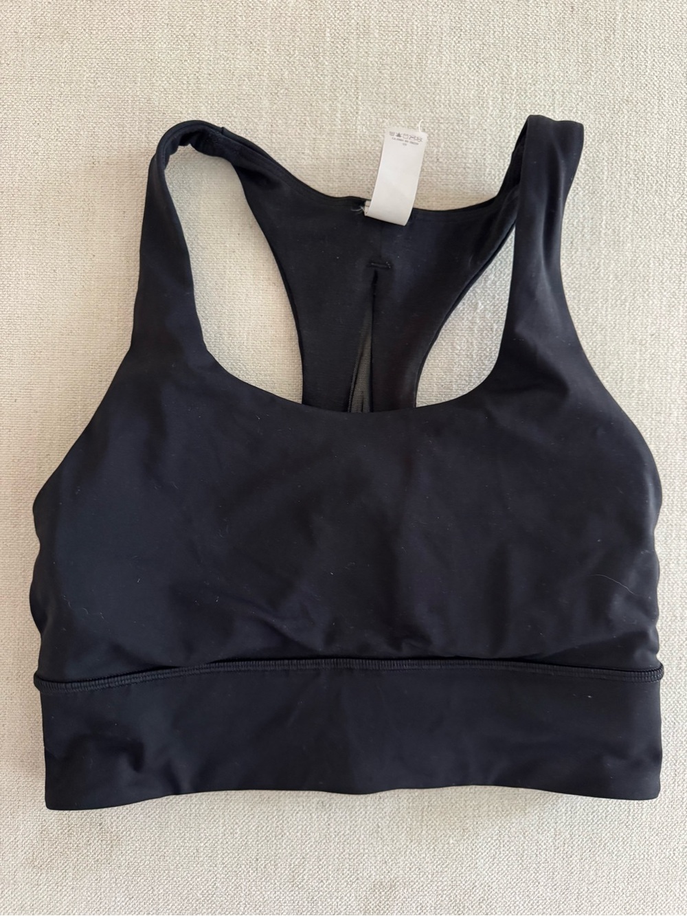 lululemon athletica Black Racerback Sports Bra